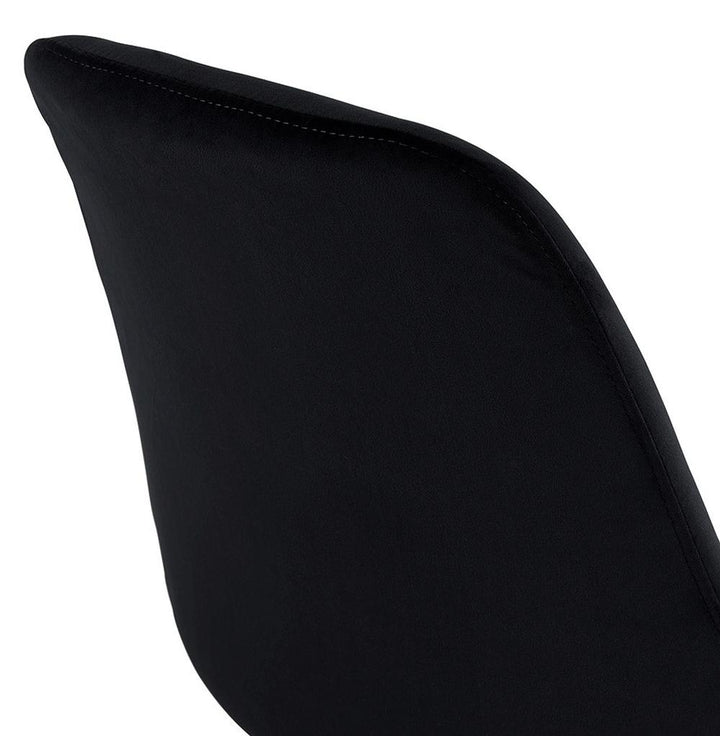 Küchensessel in Schwarz - Vintage Look mit Naturholzbeinen von Kadima Design_