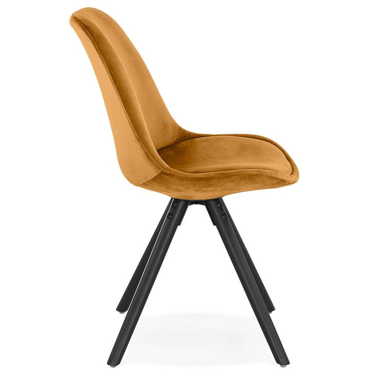 Polsterstuhl Senfgelb - 48x56x84 cm für stilvollen Akzent von Kadima Design_