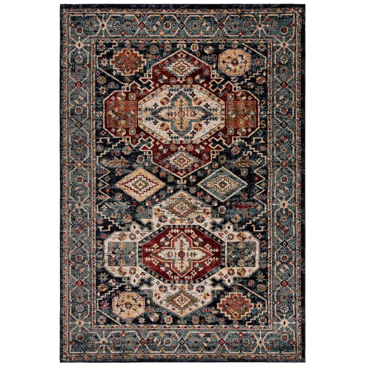 Teppich Kurzflor Vintage Geometrisch - Wohnzimmer_Rechteckig_