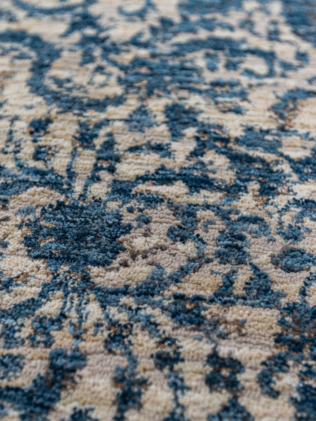 Teppich Blau rechteckig POLYESTER Raumgestaltung Inneneinrichtung ADUR_