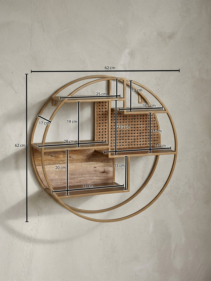 Wandregale Mango Massivholz Design Möbel_