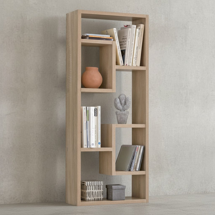 Wandregal ITTER_ Modernes Design_ Vielseitige Verwendung_ Spanplattenmaterial_ Verschiedene Farboptionen - KADIMA DESIGN_Farbe_ Beige_ Größe_ 36x15x90 cm_