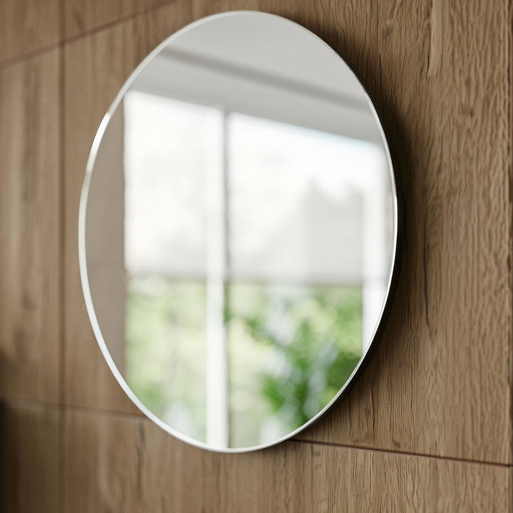 Wandspiegel Ø 60 cm Graphit – Melaminharzbeschichtet &amp;amp; Stoßfest – Made in Germany_