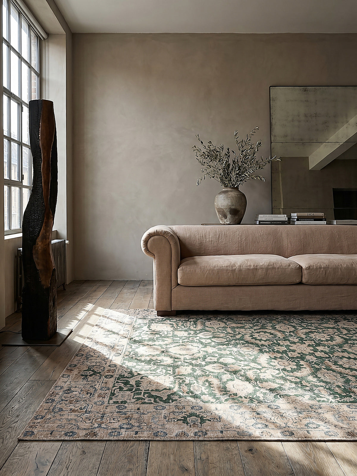 Teppich Grün rechteckig Musteransicht von oben Designkollektion