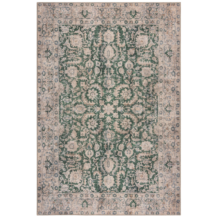 Waschbarer Teppich Vintage Floral Muster - Orientalisch - Esszimmer schmutzabweisend_Rechteckig_