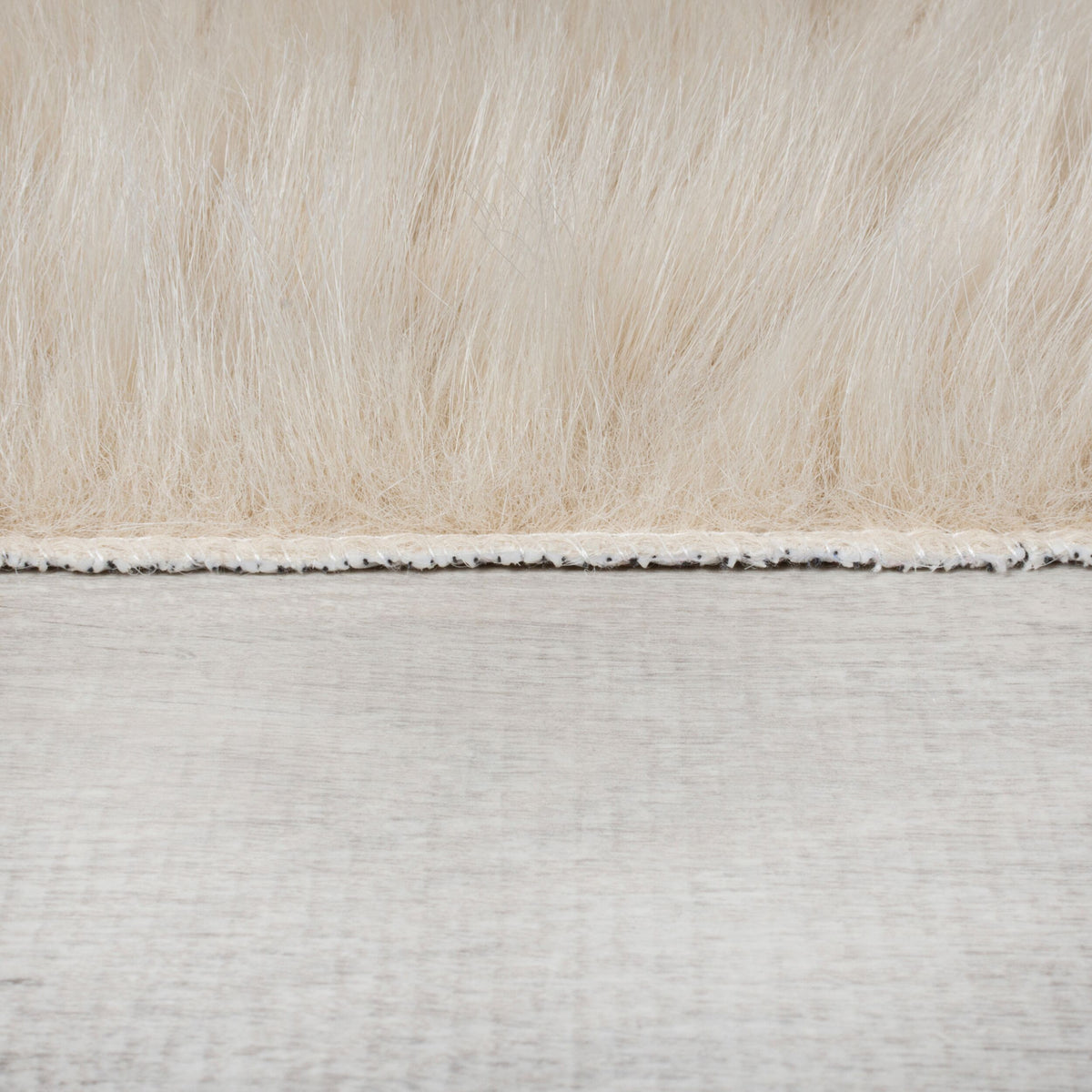 Waschbarer Kunstfell Teppich LUNE – Kuscheliger Hochflor Teppich mit Waffelstruktur für Wohnzimmer & Schlafzimmer_Rechteckig_