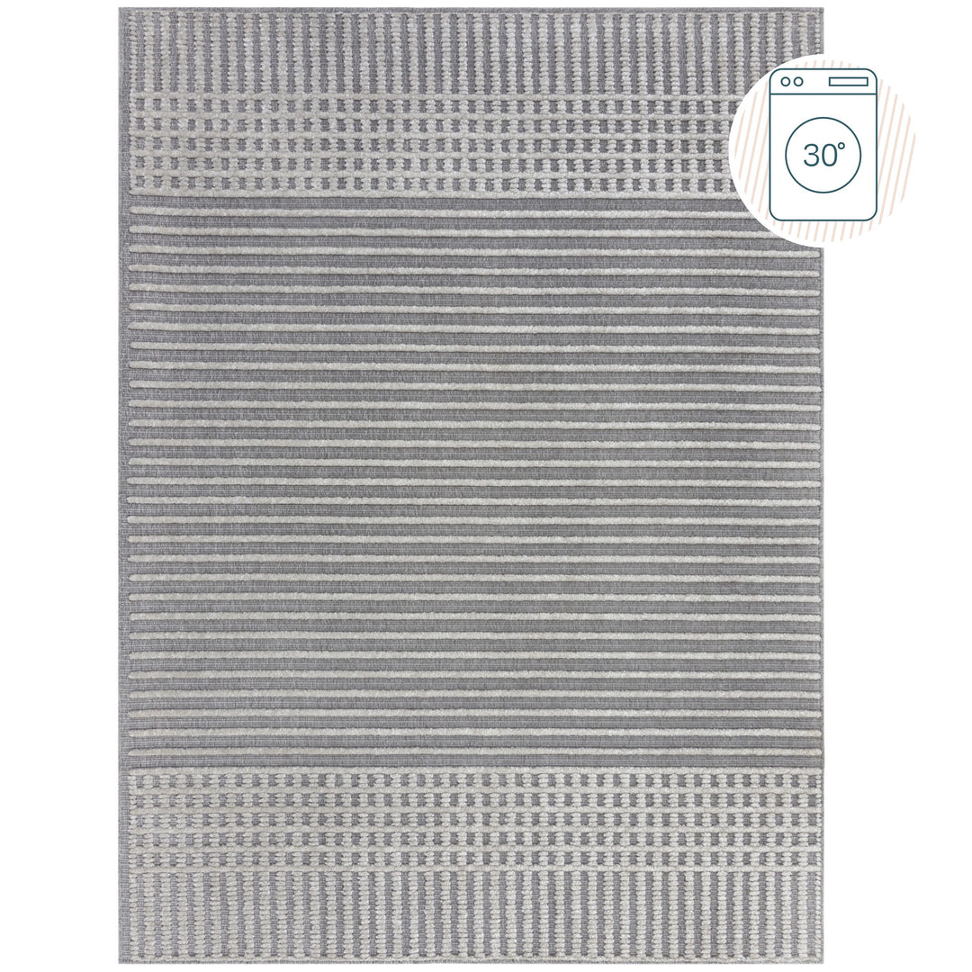 Teppich maschinenwaschbar Streifen-Design OTTER IAN_Rechteckig_