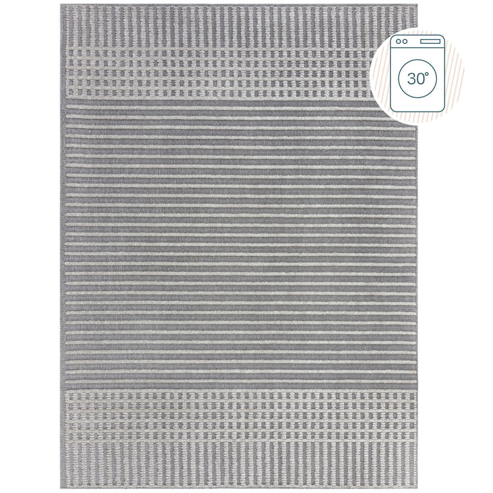 Teppich maschinenwaschbar Streifen-Design OTTER IAN_Rechteckig_