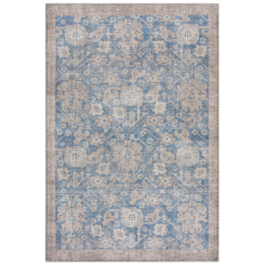 Waschbarer Teppich Vintage Floral - Orientalisch - Wohnzimmer schmutzabweisend_Rechteckig_