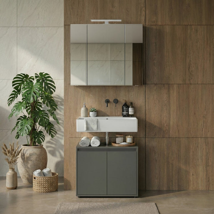 Waschbeckenunterschrank Soft-Close - 2 Türen - Made in Germany_