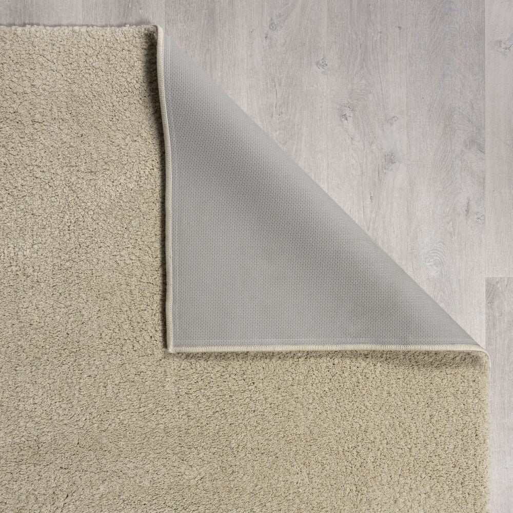Teppich Hochflor Uni-Design - waschbar GIPPING - Naturfarben 80x150 cm_Rechteckig_