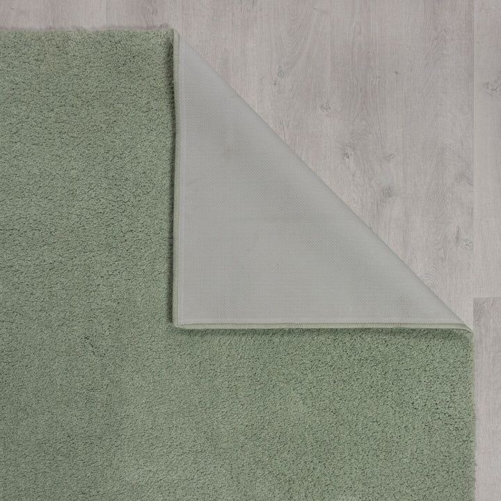 Teppich Hochflor Uni-Design - waschbar GIPPING - Salbeigrün 80x150 cm_Rechteckig_