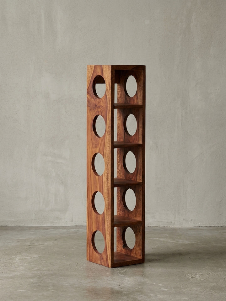Maßzeichnung Standregale Sheesham Massivholz natur mit Bemaßung 15x15x70 cm Höhe Breite Tiefe und Detailangaben zur Produktgeometrie_