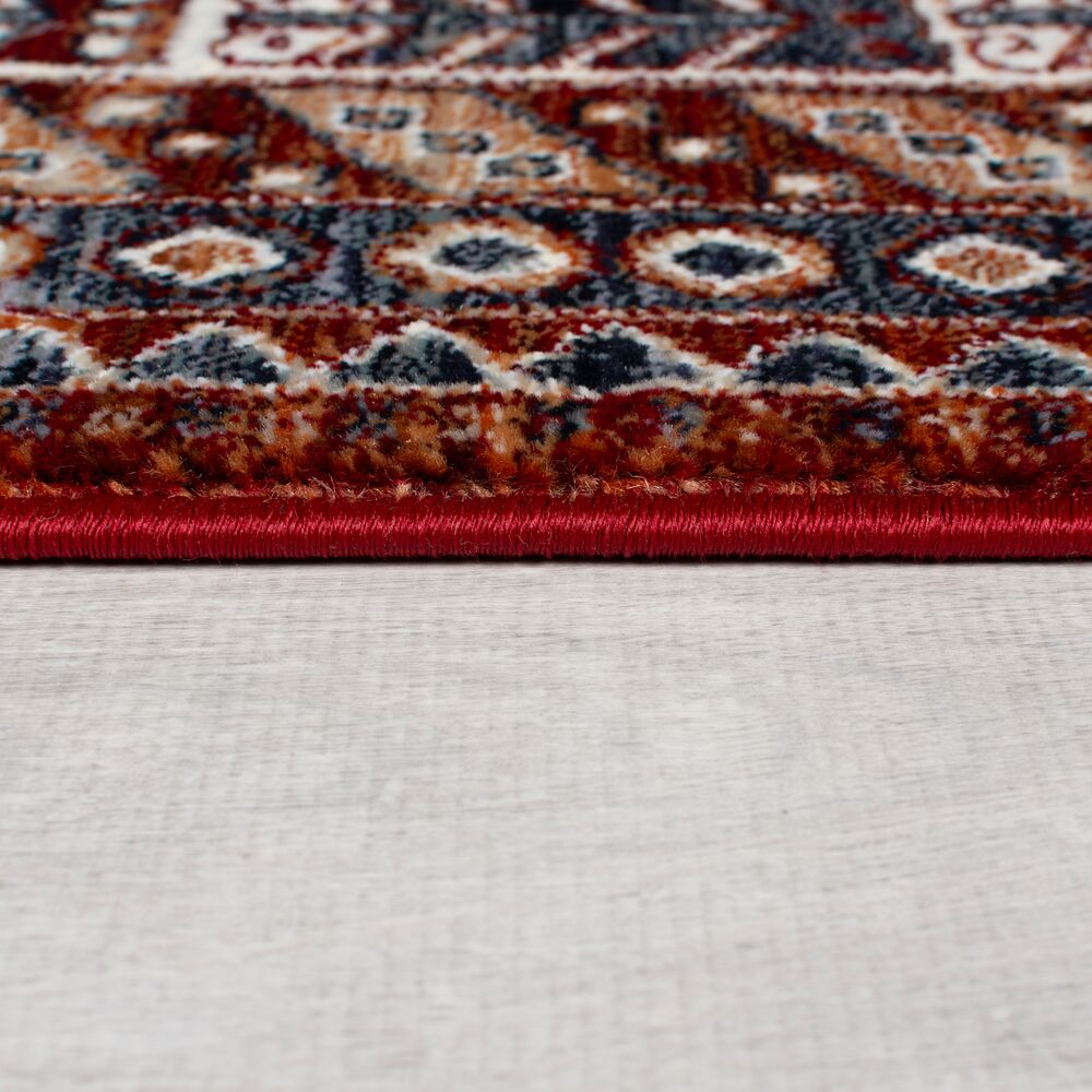 Teppich Traditionell-Design - mit Fransen KELVIN - Rot 80x154 cm Rechteckig
