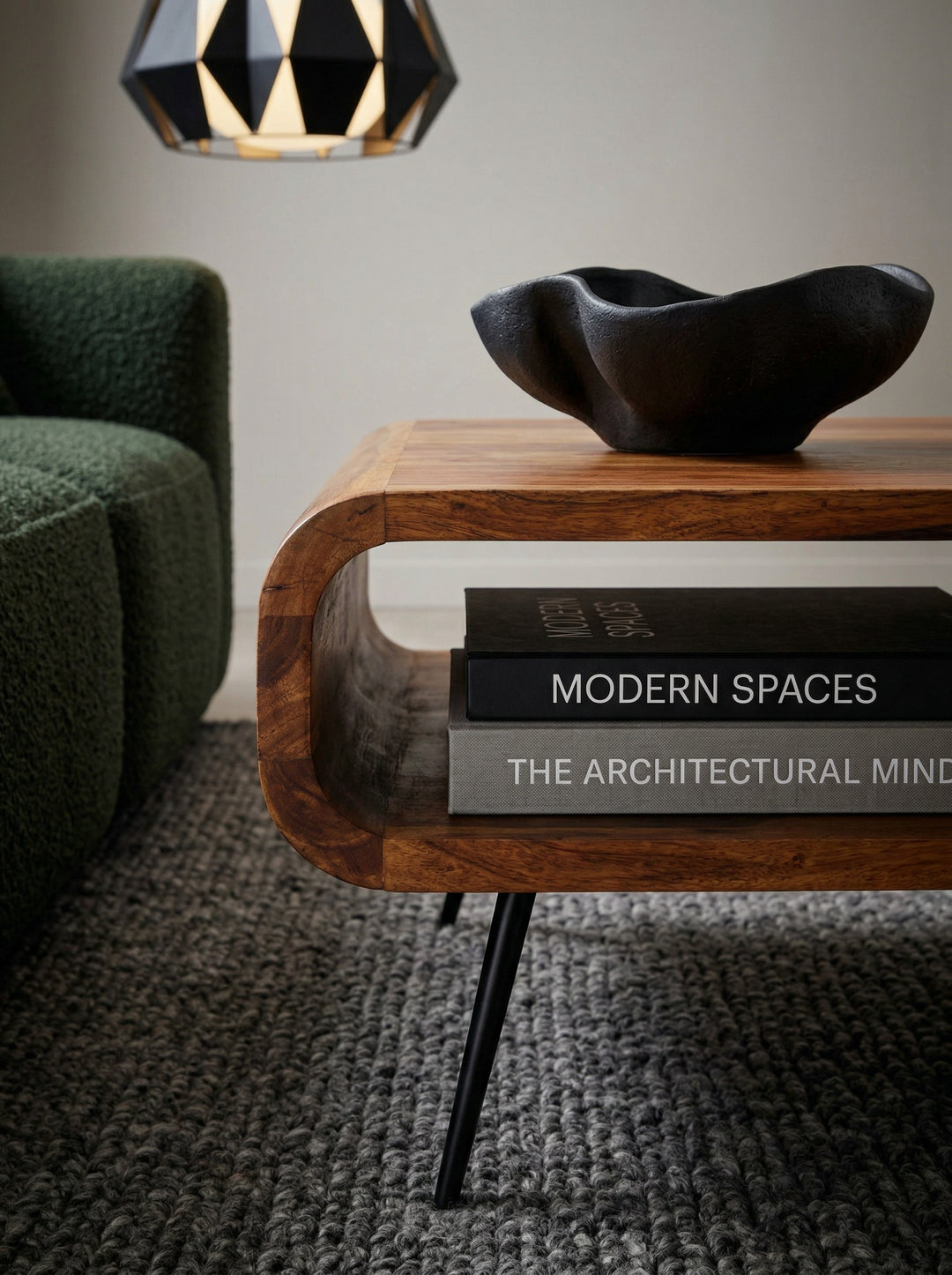 Massivholz Wohnzimmertisch_ Modern &amp; elegant_ Sheeshamholz_ Staufach - KADIMA DESIGN_Größe_ 90x55x30 cm_