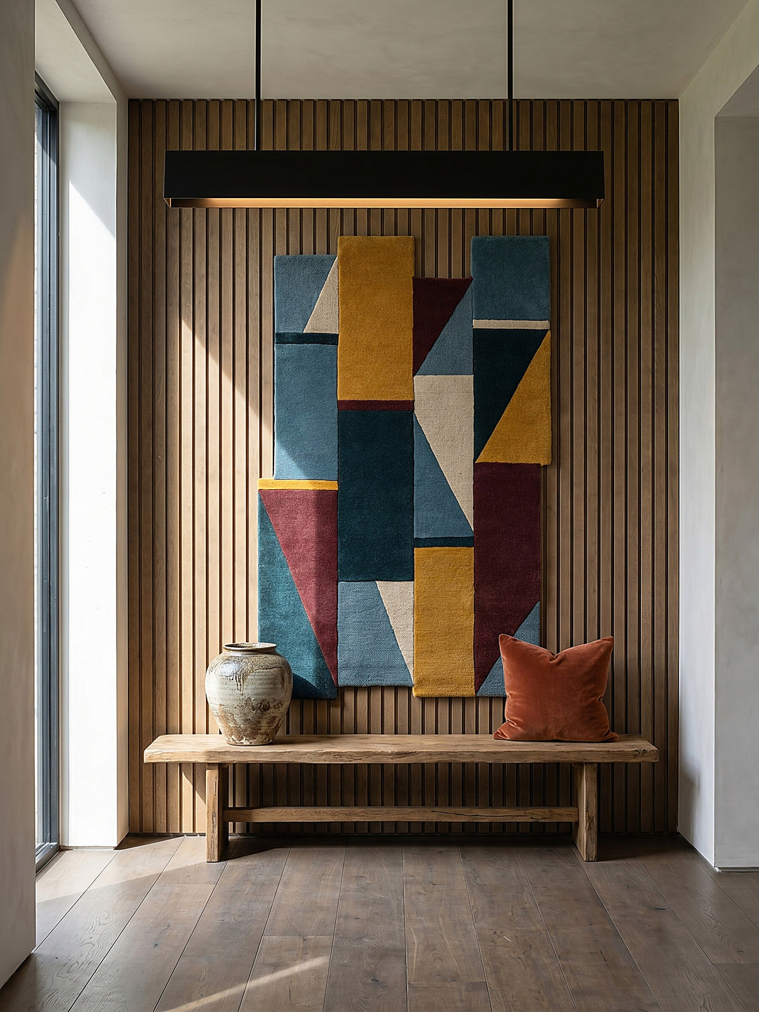 Wollteppich Shuffle Muster - Abstrakt - Wohnzimmer_Shaped_