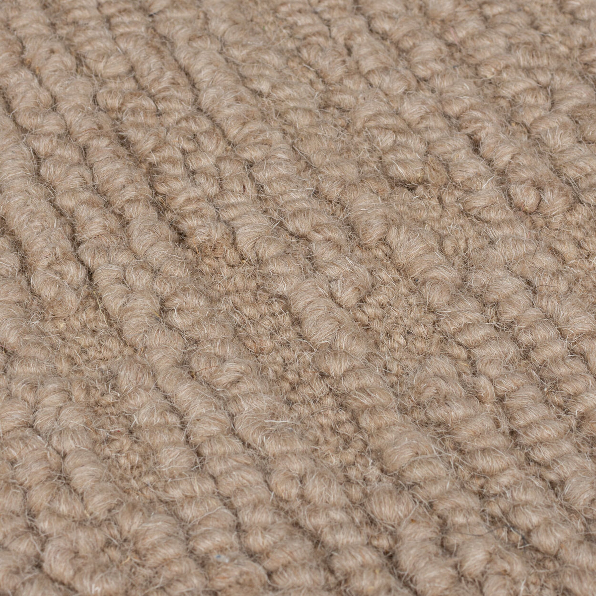 Wollteppich Boucle - Unifarben - Strapazierfähig - pflegeleicht_Natur_Läufer_