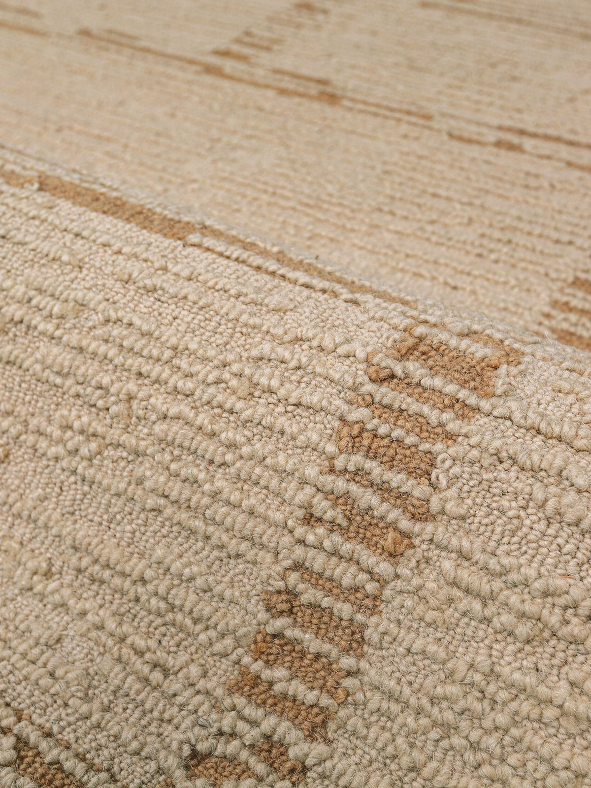 Teppich Natur rechteckig Wool Raumgestaltung Inneneinrichtung GANNEL_
