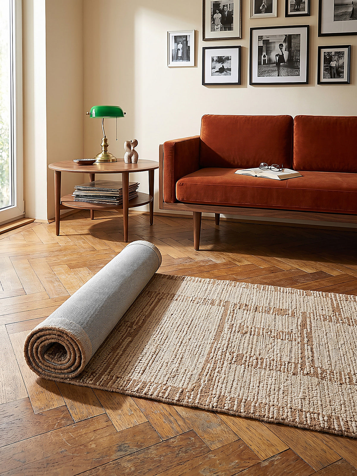 Teppich Natur Läufer Editorial Styling_