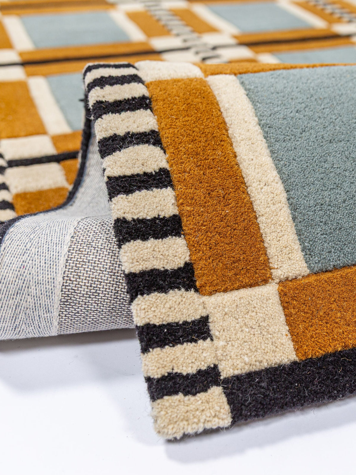 Teppich Multi rechteckig WOOL Einrichtung Wohnidee Bodenbelag ORRIN_