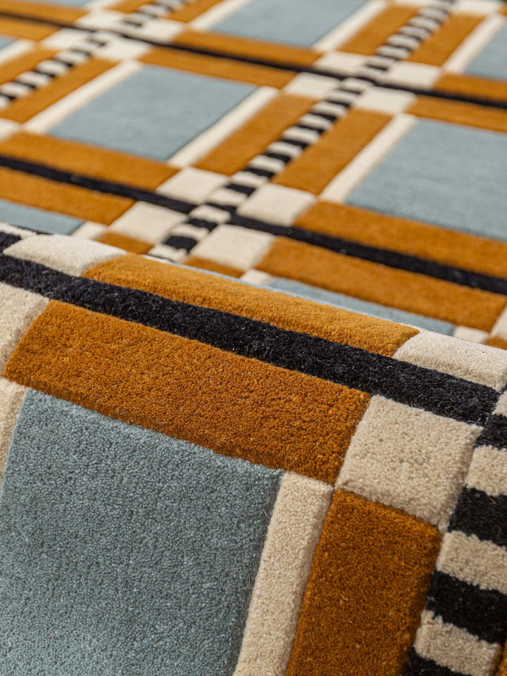 Teppich Multi rechteckig WOOL Raumgestaltung Inneneinrichtung ORRIN_