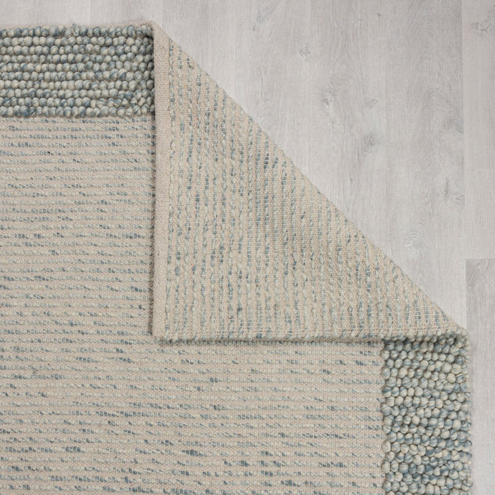 Teppich Kurzflor Unifarben - Bordüre - Robuster Woll-Mix_Rechteckig_