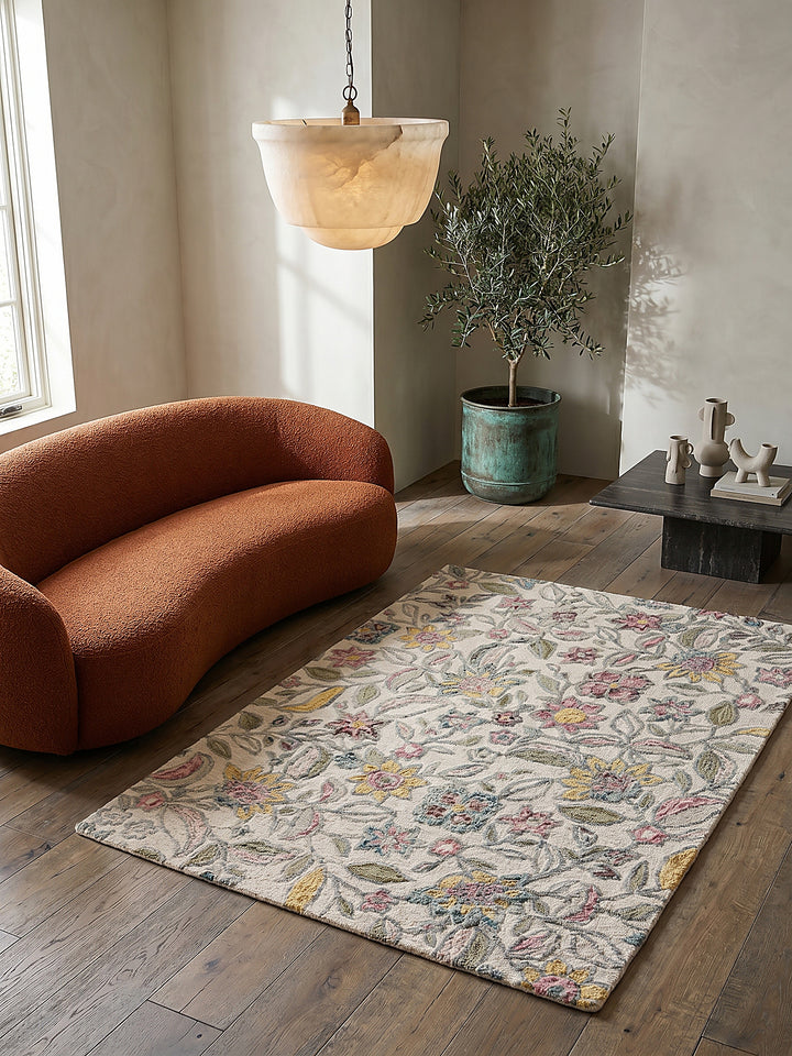 Teppich Multicolor rechteckig Musteransicht von oben Designkollektion_