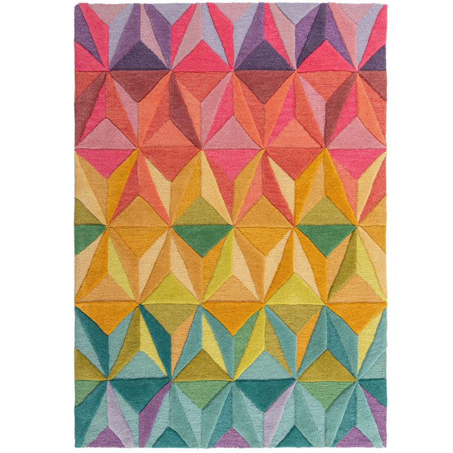 Wollteppich 3D Geometrisch, Wohnzimmer