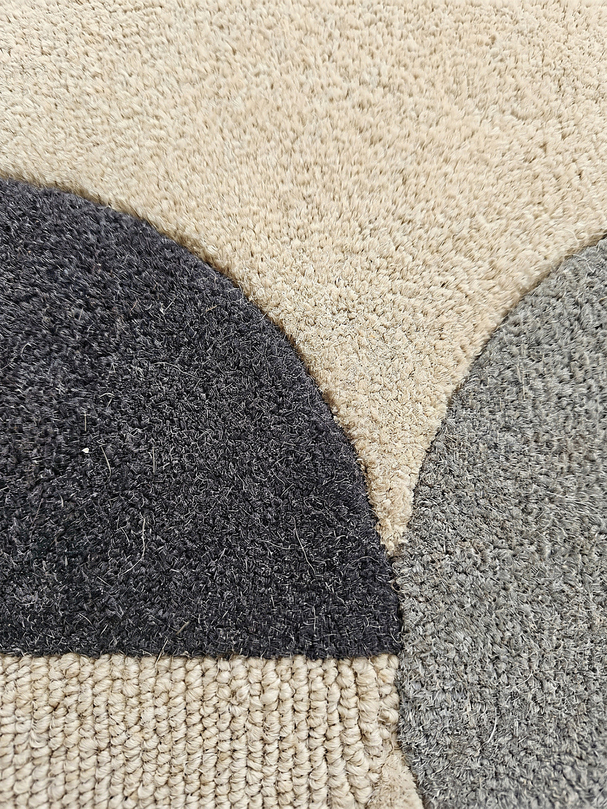 Teppich Natur Farbdetail Muster_