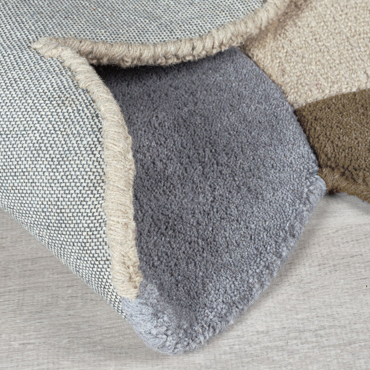 Teppich Natur rechteckig WOOL Einrichtung Wohnidee Bodenbelag HALLEIN_