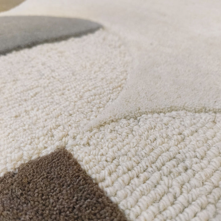 Teppich Natur rechteckig WOOL Raumgestaltung Inneneinrichtung HALLEIN 160x230_