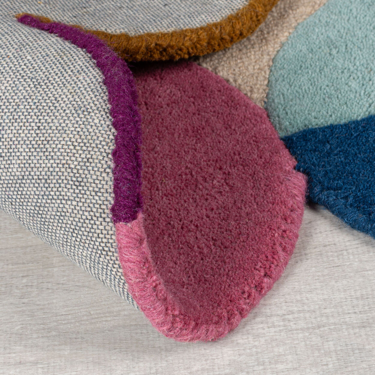 Wollteppich Scallop Muster - Geometrisch - Wohnzimmer Rechteckig
