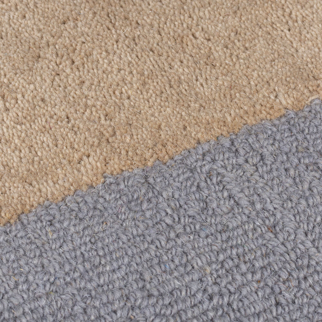Wollteppich Kreis Wellenform - Wohnzimmer_Multicolor_Läufer_