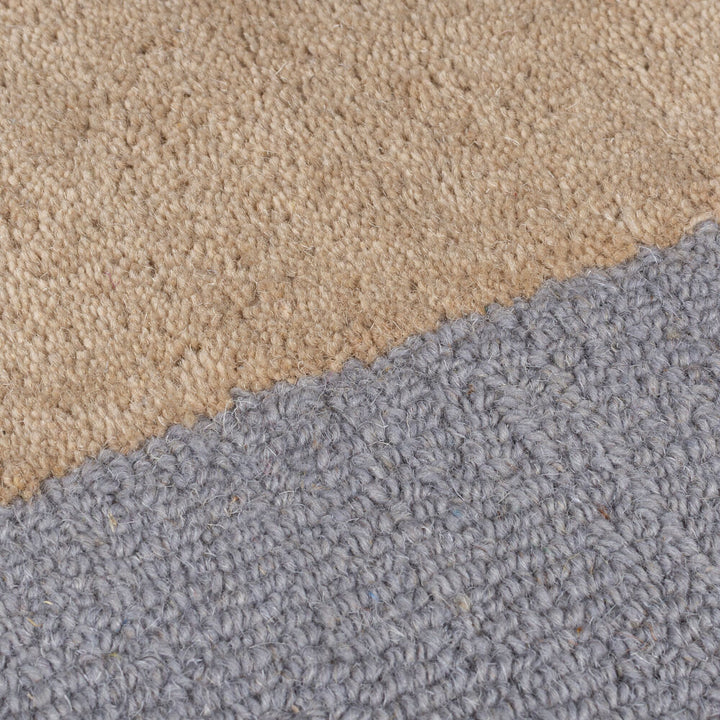 Wollteppich Kreis Wellenform - Wohnzimmer_Multicolor_Läufer_