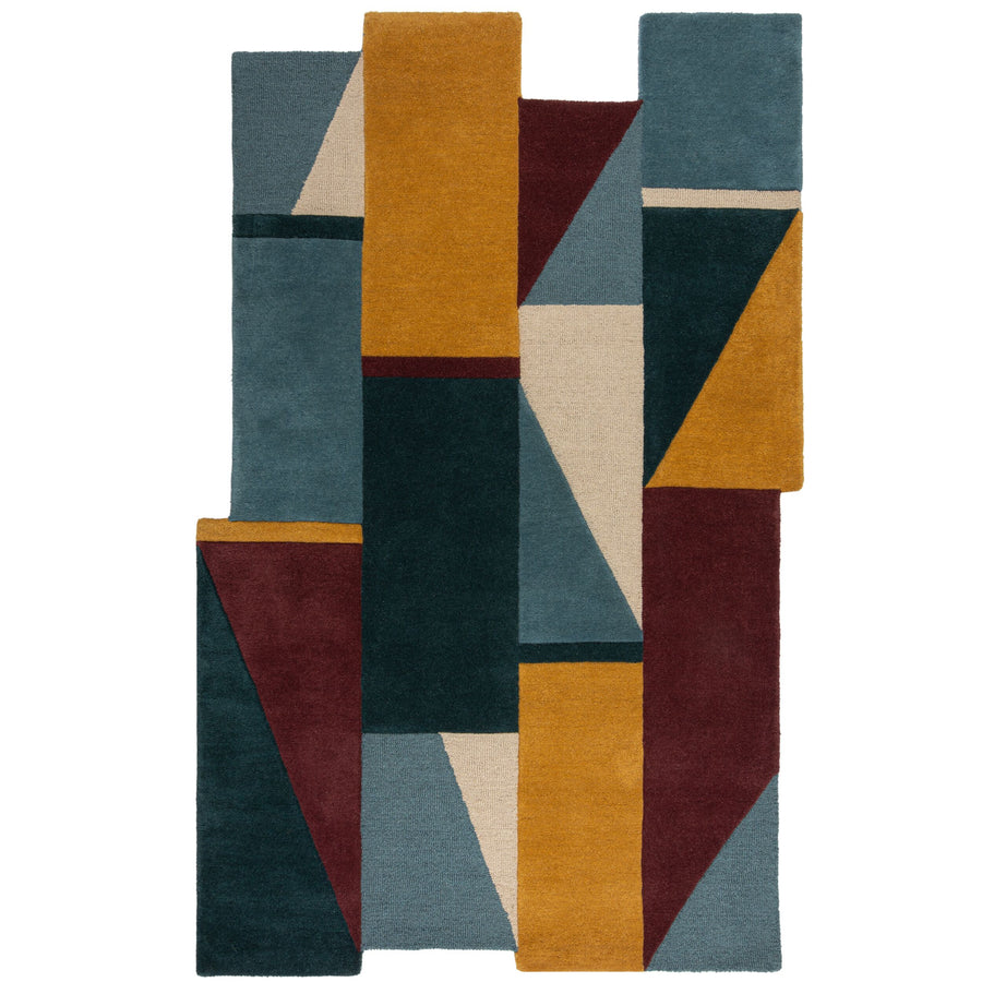 Wollteppich Shuffle Muster - Abstrakt - Wohnzimmer_Shaped_