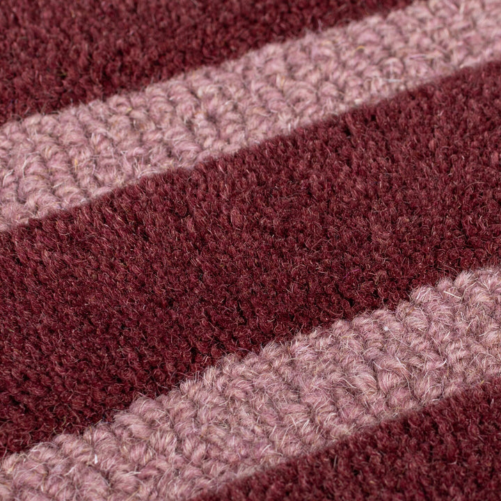 Wollteppich Ombre Muster - Abstrakt - Wohnzimmer_Rot_Shaped_