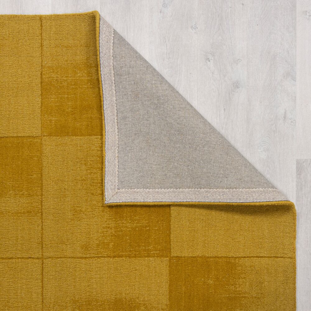 Wollteppich Karo-Design - handgeschnitzt SID_Rechteckig_