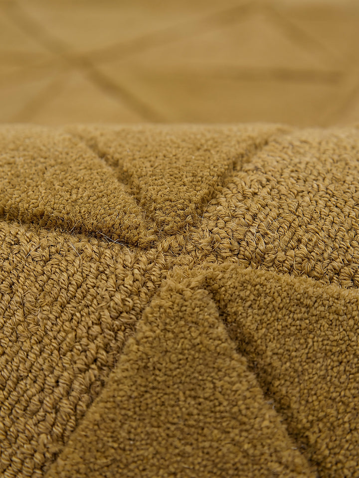 Teppich Ocker Farbdetail Muster_