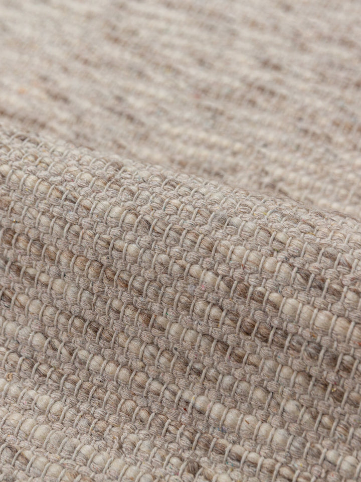 Teppich Beige-Braun rechteckig POLYESTER Raumgestaltung Inneneinrichtung CALDER_