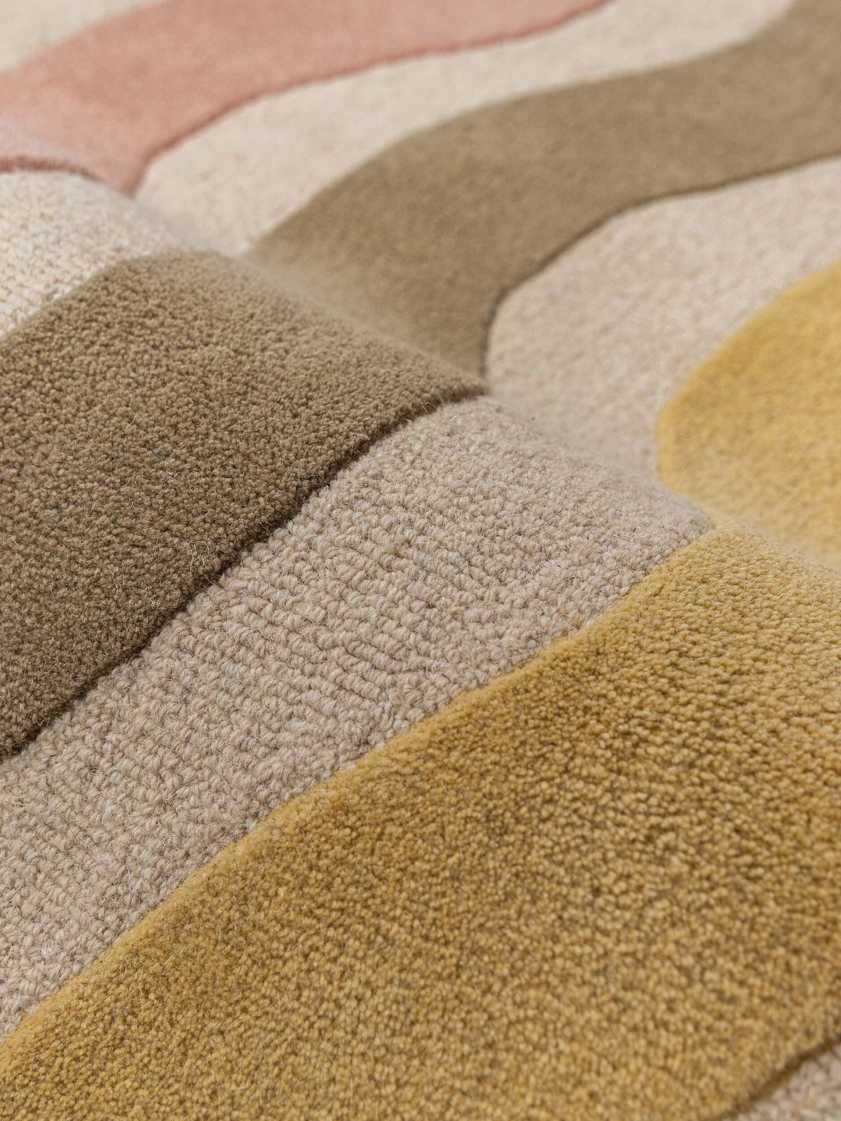 Teppich Natur-Rot Läufer WOOL Raumgestaltung Inneneinrichtung MONNOW_