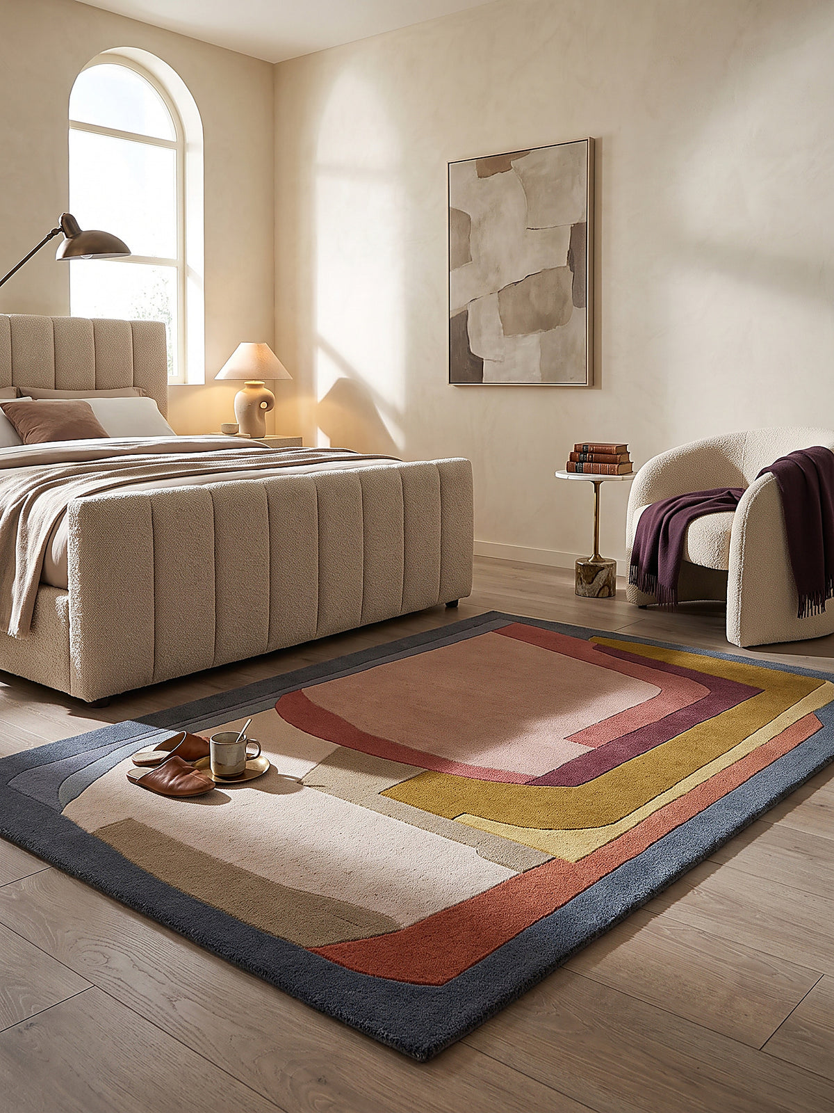 Teppich Multi Textur Nahaufnahme
