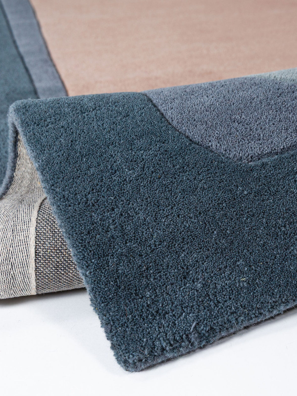 Teppich Multi rechteckig WOOL Einrichtung Wohnidee Bodenbelag DIBBIN_