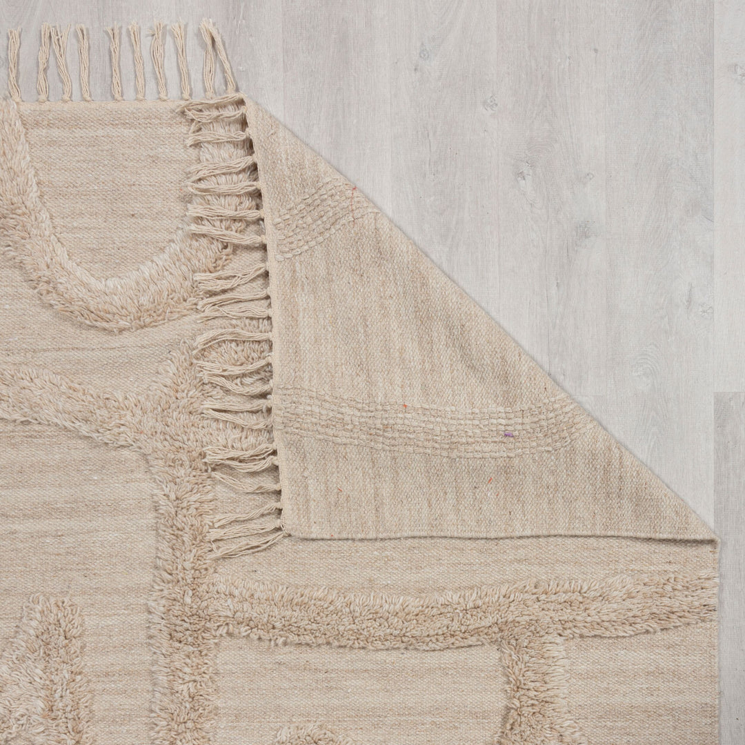 Teppich Hoch-Tief Struktur Modern Abstrakt Natur - Schlafzimmer_Rechteckig_