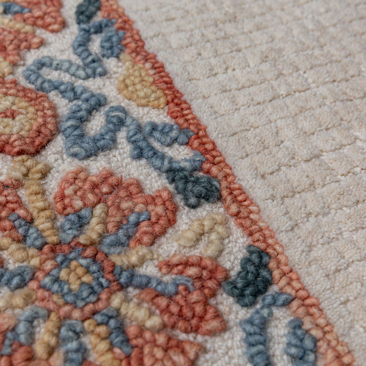 Teppich Rot rechteckig Detail Textur Nahaufnahme_