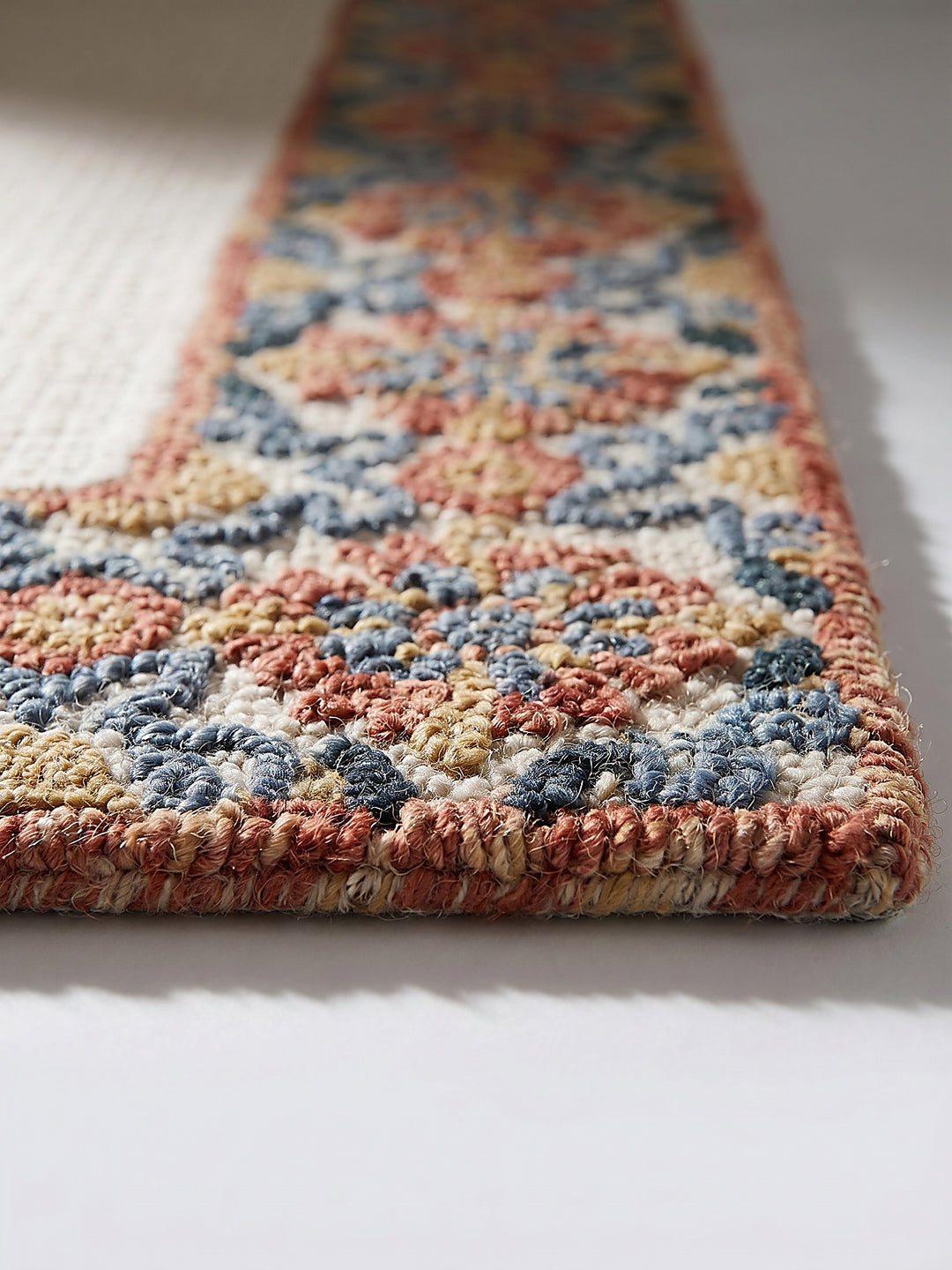 Teppich Rot rechteckig Florhöhe Textur_