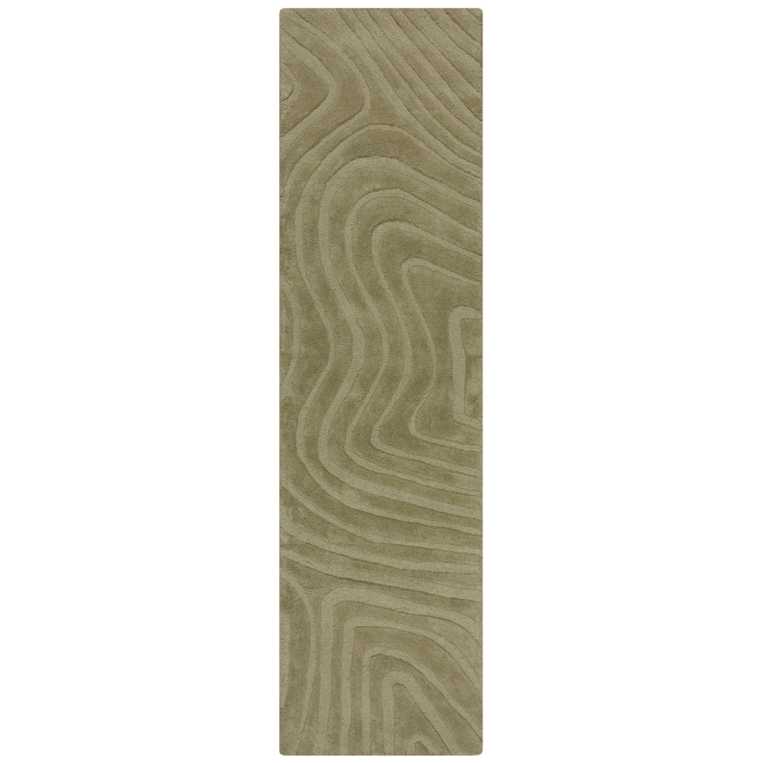 Wollteppich Wellen Abstrakt - Wohnzimmer_Läufer_