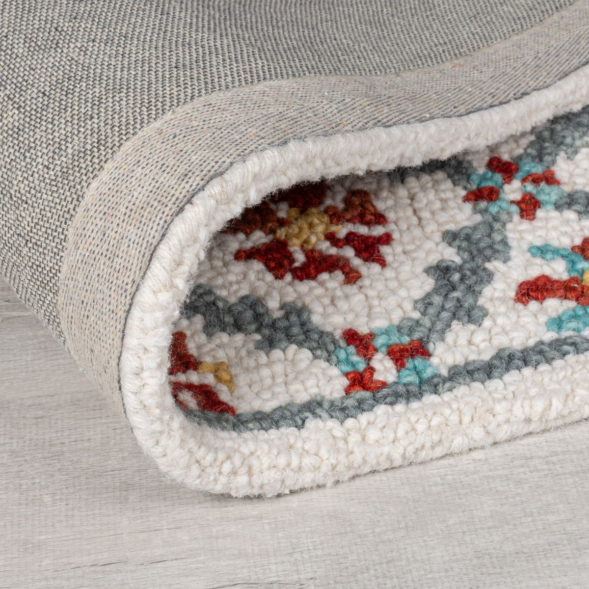Wollteppich Orientmuster Floral Suzani - Wohnzimmer Rechteckig