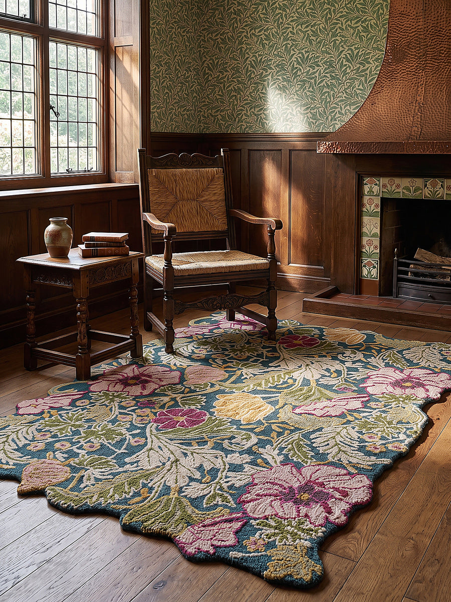 Teppich Multi Farbdetail Muster_