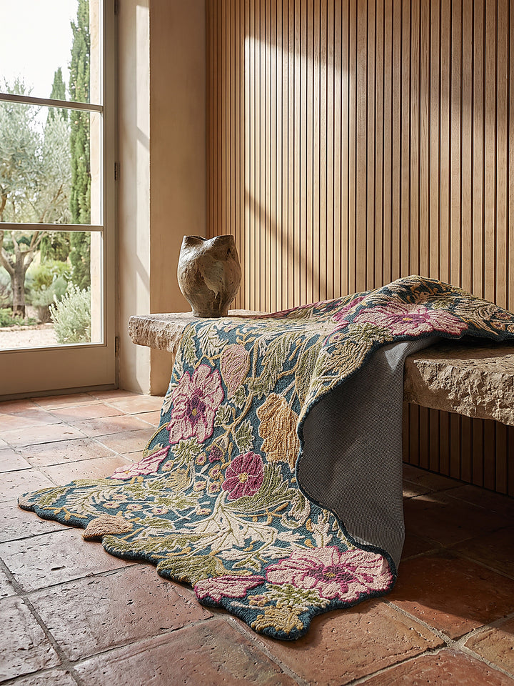 Teppich Multi rechteckig Editorial Styling_