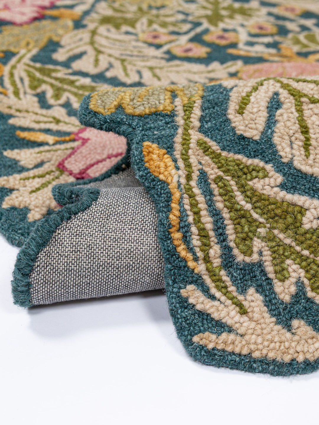 Teppich Multi rechteckig WOOL Einrichtung Wohnidee Bodenbelag CHAR_